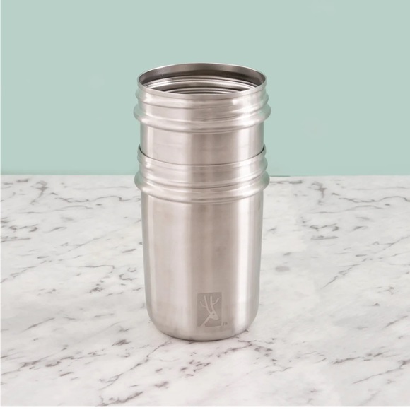 🍹ELK & FRIENDS // Stainless Steel 10oz Drinking Tumbler in pink - Picture 5 of 5